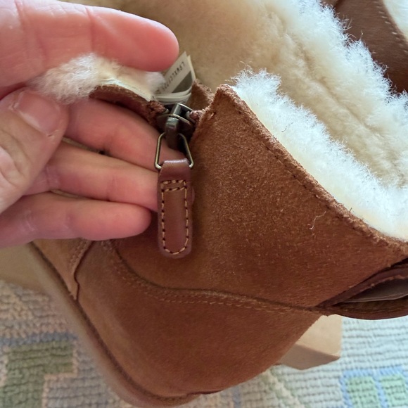 Womens chestnut classic femme zip mini boot size 8 - Picture 6 of 8